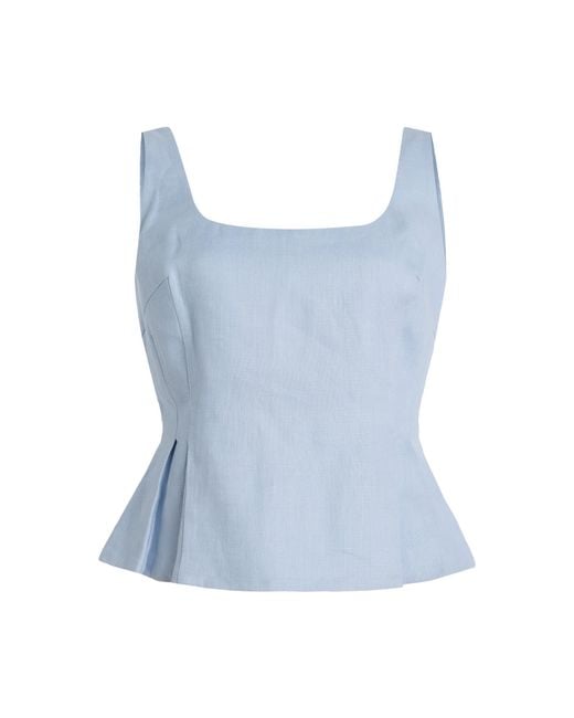Posse Blue Exclusive Riviera Rosalie Linen Top