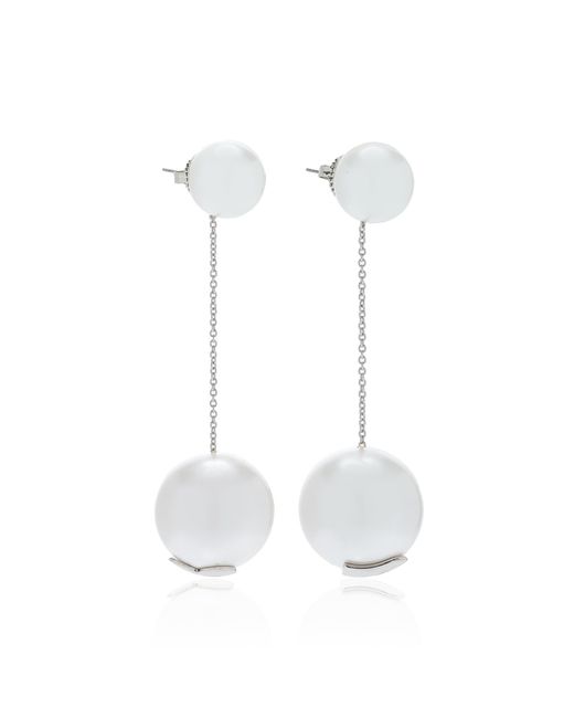 Julietta White Pearl Earrings