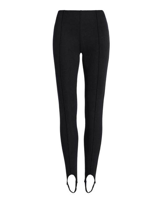 Frankie Shop Black Caserta Stirrup Leggings