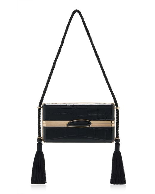 Jonathan Simkhai Black Roma Leather Shoulder Bag