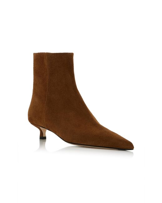 Aeyde Brown Sofie Suede Ankle Boots