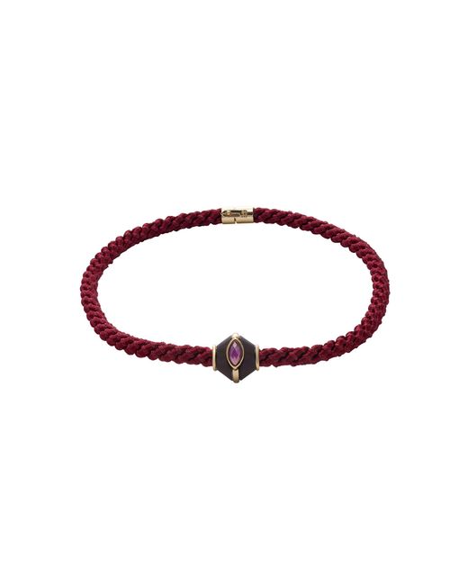 Eddie Borgo Red Marquise Inlaid Honeycomb Pendant