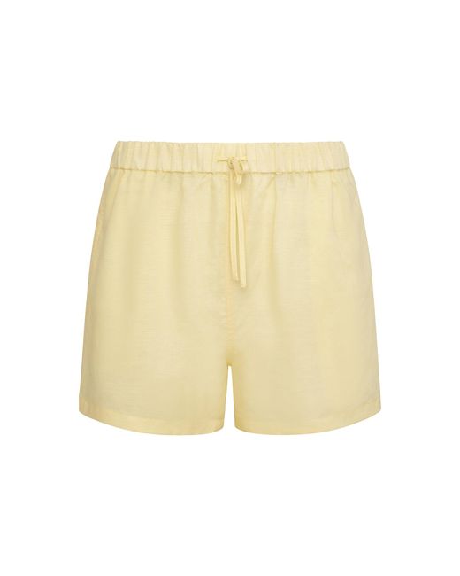 Onia Natural Elastic Air Linen Shorts