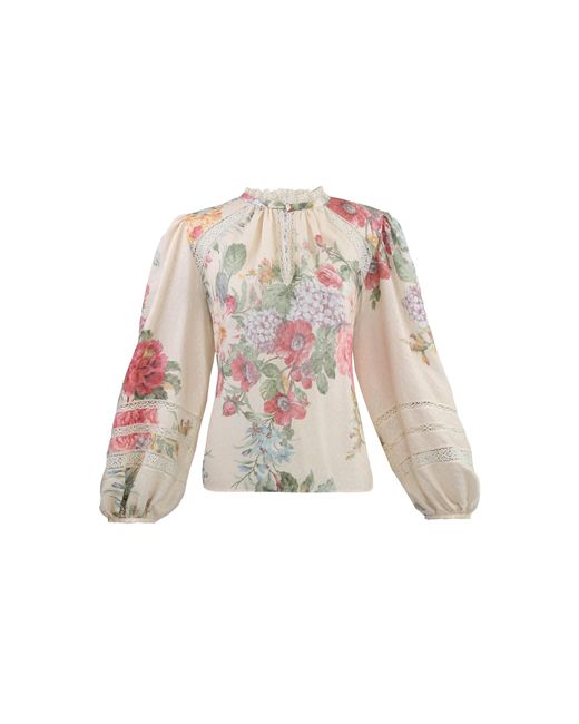 Lena Hoschek Natural Wild Rose Blouse