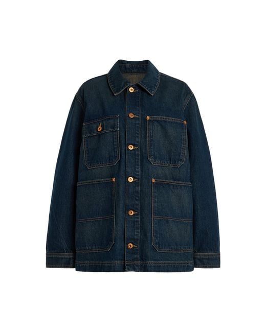SLVRLAKE Denim Blue Denim Worker Jacket