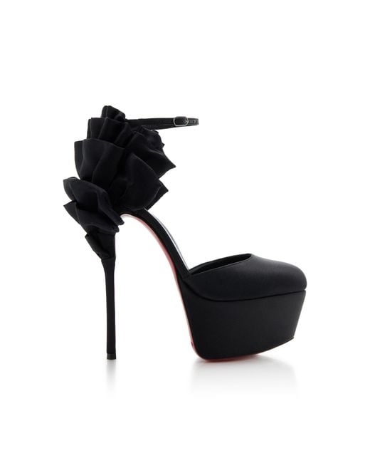 Christian Louboutin Black Exclusive Maria 160mm Satin Pumps