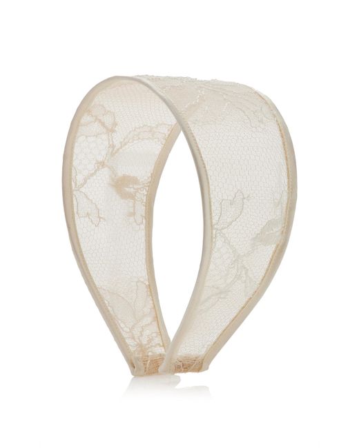 Lelet Natural Giselle Wide Cotton Lace Headband