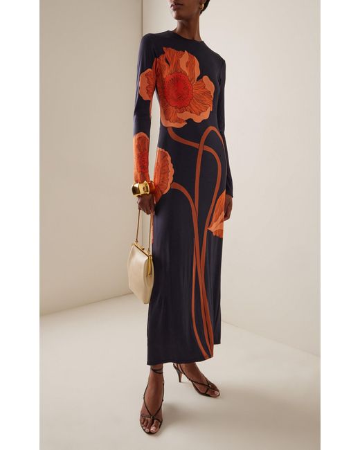 chinese dress ladies Multi Color Pleated Maxi Dress main image 1