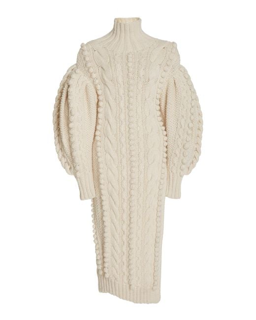DEUXIEME CLASSE - DEUXIEME CLASSE ✩ULLA JOHNSON CABLE ニット Ulla Johnson Frida Cable-knit Wool Tunic Sweater in White | Lyst