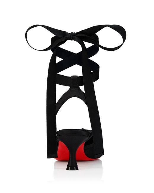 Christian Louboutin White Cassia 55Mm Crepe Satin Pumps