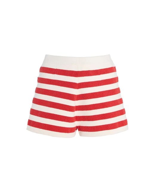 Posse Red Exclusive Riviera Ari Striped Knit Shorts