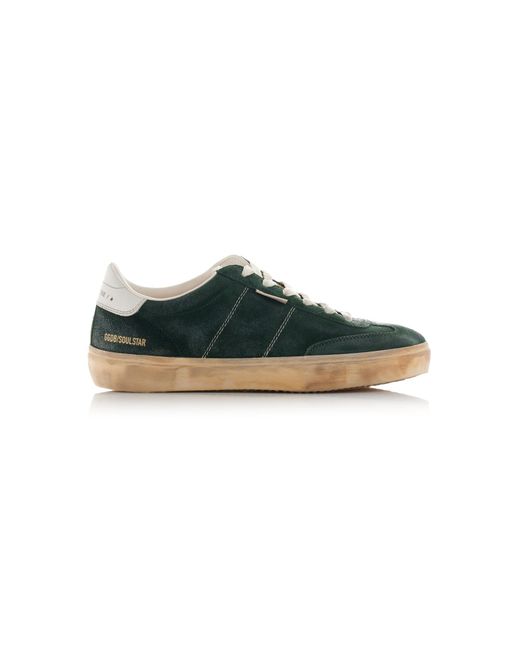 Golden Goose Deluxe Brand Green Soul-star Suede Sneakers