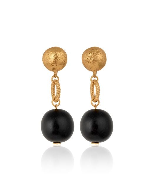 Sylvia Toledano White Plated Bubbles Earrings