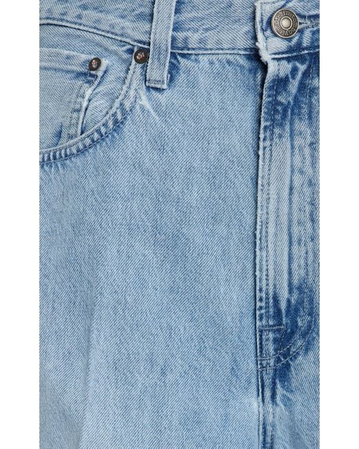 Made In Tomboy Blue Benny Rigid High-rise Super Flared Jeans
