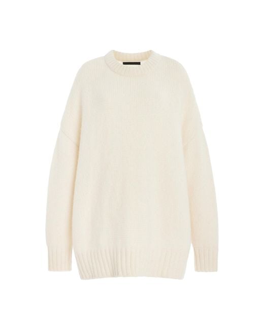 Jenni Kayne White Alpaca-blend Sweater