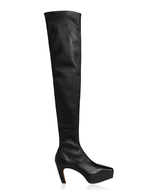 Khaite Black Arizona Otk Platform Boot 90