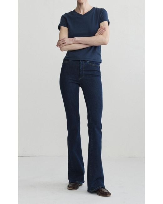 DL1961 Blue Bridget Bootcut High-Rise Instasculptjeans