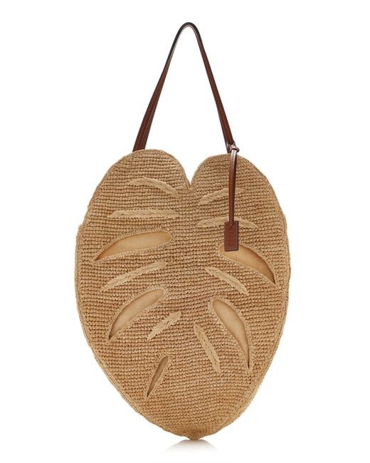 Staud Natural Large Palm Raffia Bag