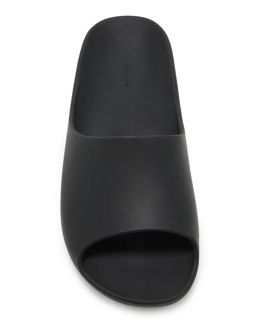 The Row Black Ama Foam Slide Sandals