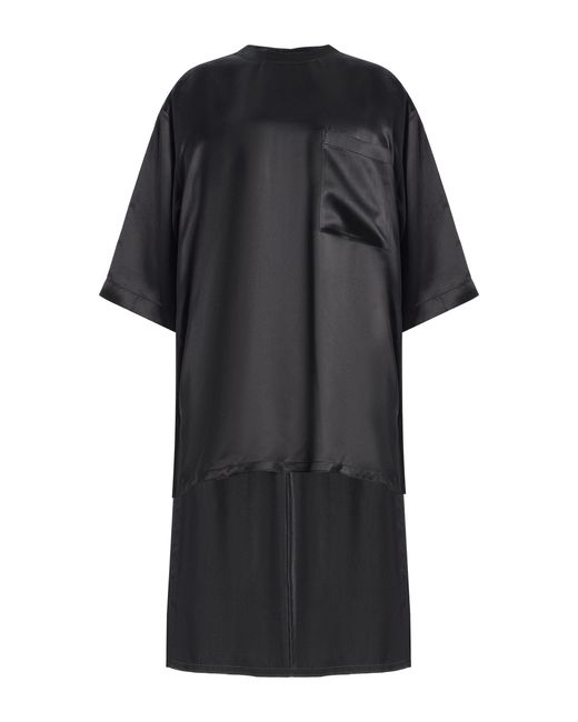 DARKPARK Black Tara Satin T-Shirt