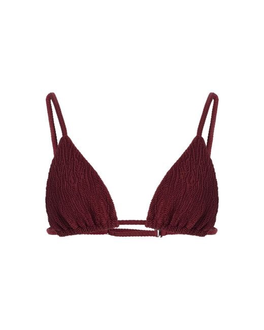 Medina Swimwear Purple Equator Bikini Top