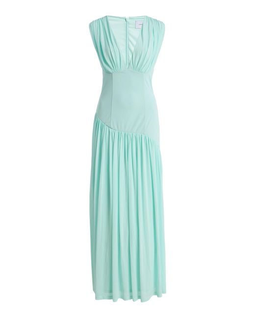 Significant Other Blue Nirvana Pleated Midi Dress