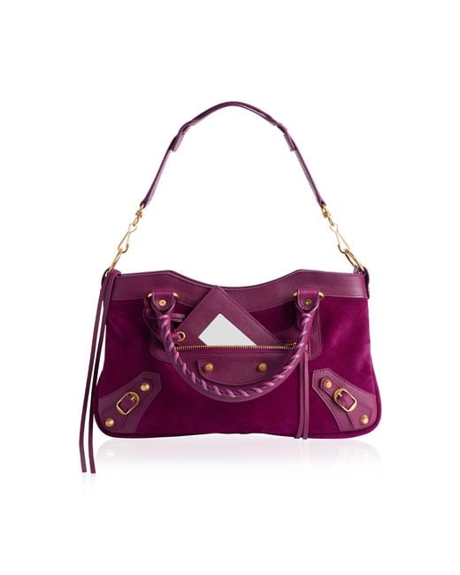 Balenciaga Le City First in Purple | Lyst