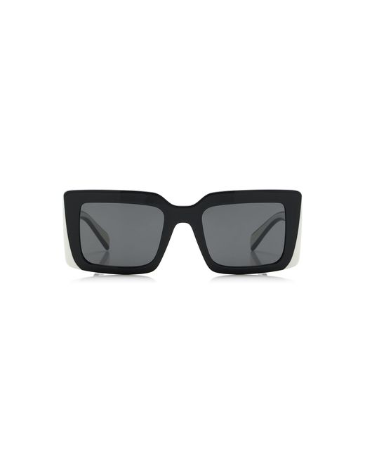 Prada Black Square-Frame Acetate Sunglasses