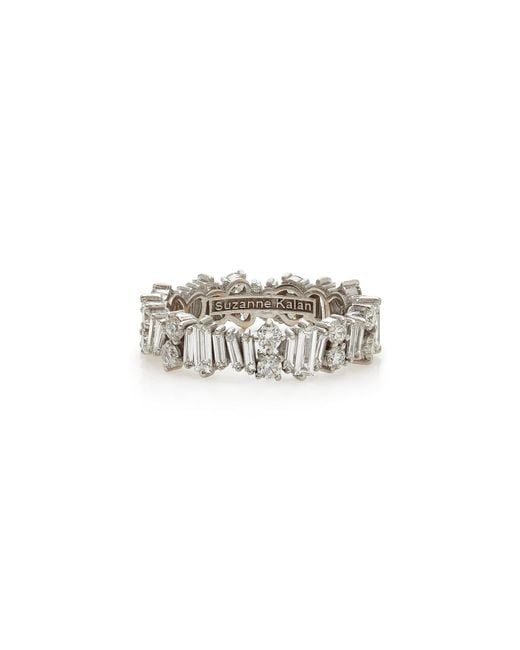 Suzanne Kalan White Classic Eternity 18K Diamond Ring