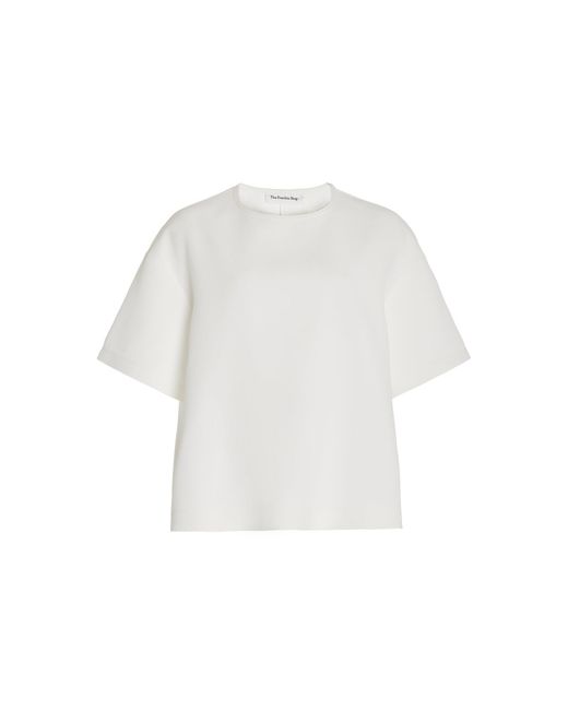 Frankie Shop White Sierra Woven T-shirt