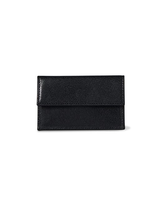 The Row Black Two Leather Card Case