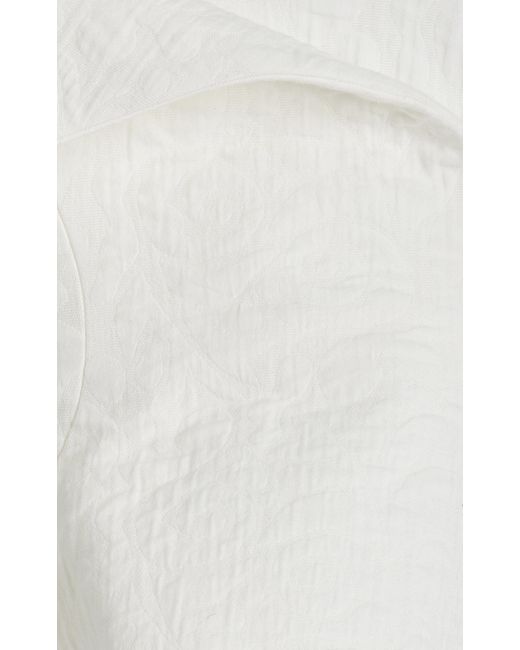 Mara Hoffman White Angela Textured-cotton Top for men