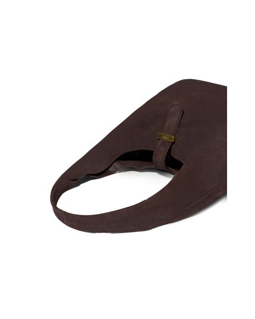 Jonathan Simkhai Brown Khai Suede Hobo Bag