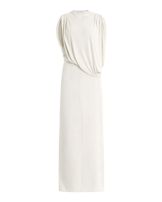Third Form White Fall Away Maxi Dress