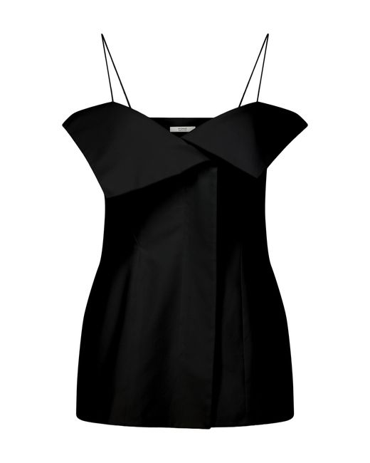 FFORME Blue Eilwen Cotton-Silk Top
