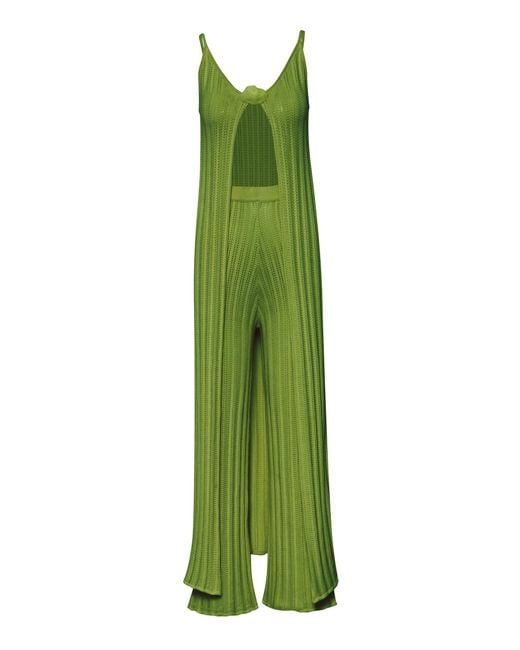Baobab Green Clarissa Shell-Detailed Top