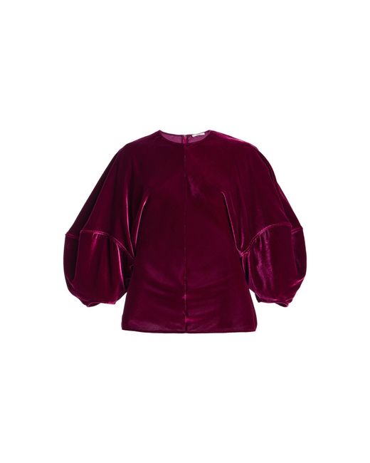 FFORME Red Lola Velvet Top