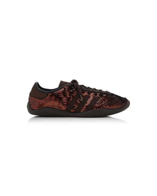 Adidas Brown Karintha Sequined Sneakers