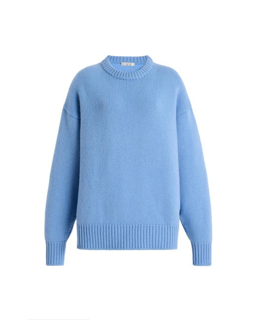 AMIYA Blue Ursa Relaxed Cashmere Sweater