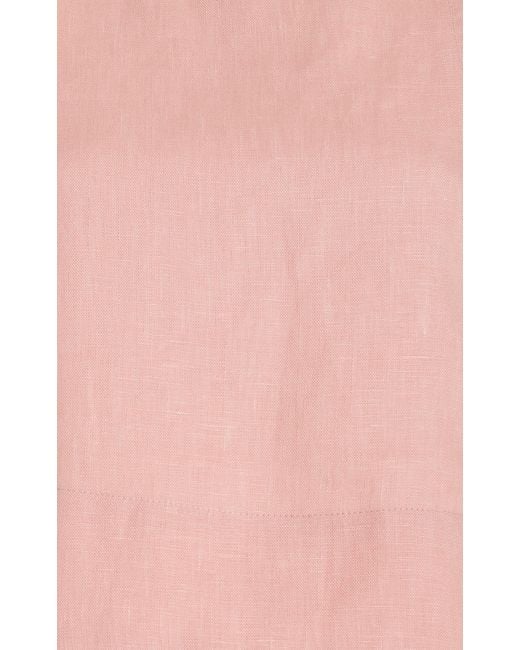 Posse Pink Exclusive Poppy Linen Top