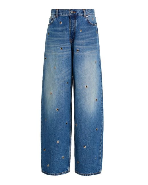 Haikure Exclusive Bethany Wide-leg Jeans in Blue | Lyst