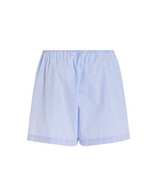 Solid & Striped Blue X Sofia Richie Grainge Exclusive The Loretto Cotton Shorts