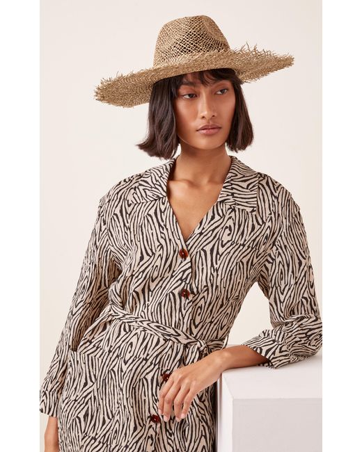 Color Sunnydip Fray Fedora | Lyst 