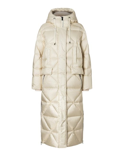 Bogner Natural Jonna Quilted Down Coat