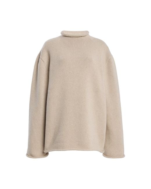 Kallmeyer Natural Preston Rollneck Cashmere Sweater