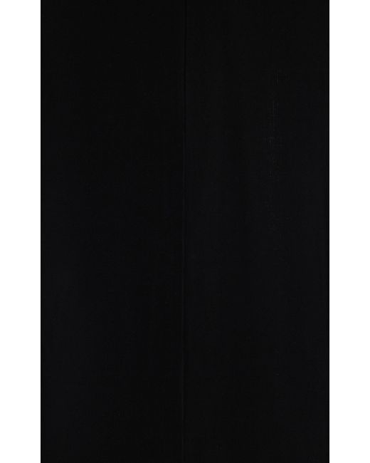 BITE STUDIOS Black Zipped Jersey Maxi Dress