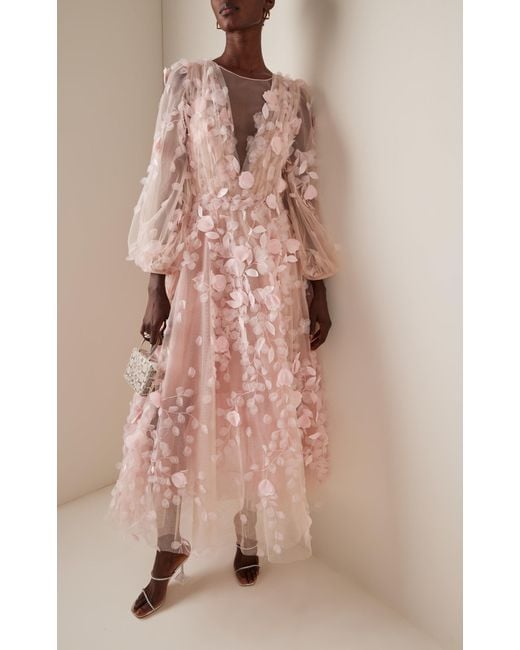 Buy embroidered tulle midi dress 2025 Black Friday