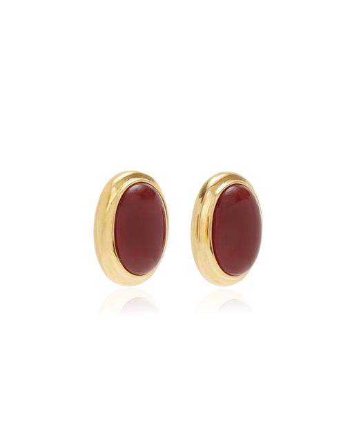 Ben-Amun Red Exclusive Madison 24k Gold-plated Carnelian Earrings