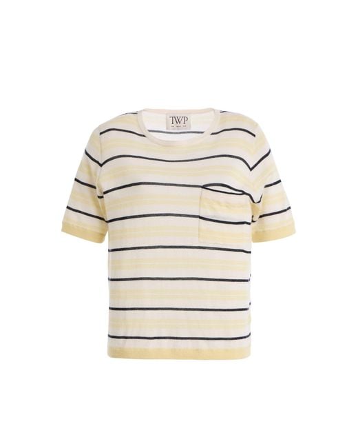 Twp White Cashmere Top