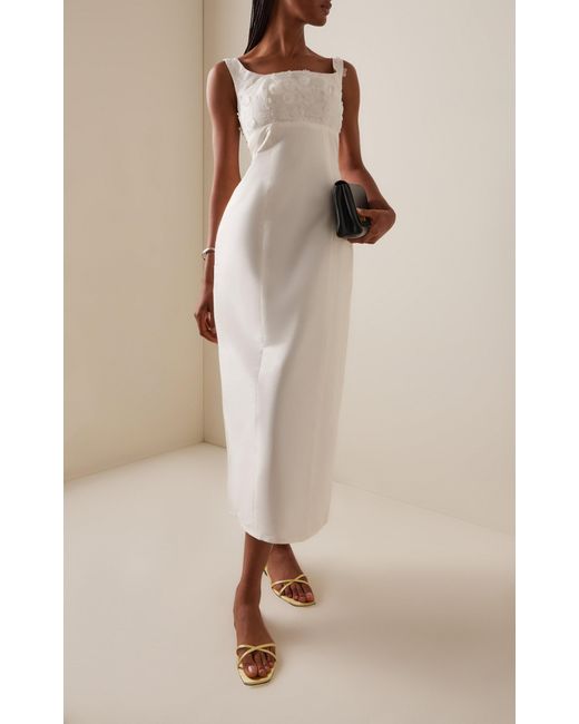 marlies grace grace satin dress Marlies Grace Grace Satin Dress in White